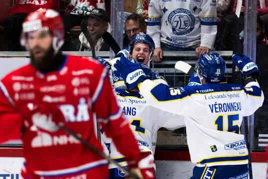 Leksands Anton Johansson jublar