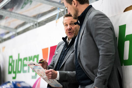 Leksands tränare Charles Berglund