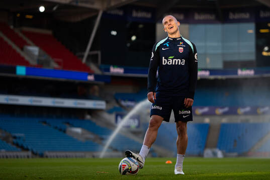 Leo Østigård of the Norwegian national football team