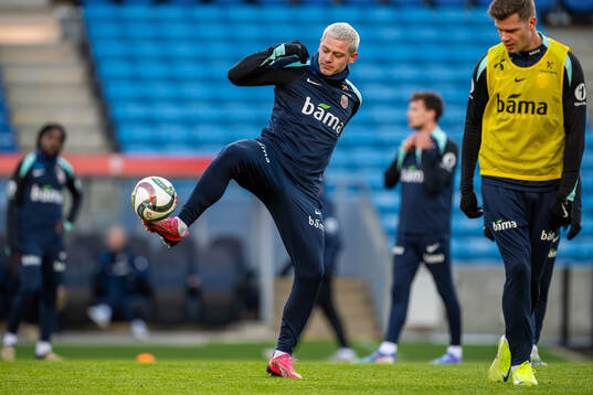 Julian Ryerson of the Norwegian national football team