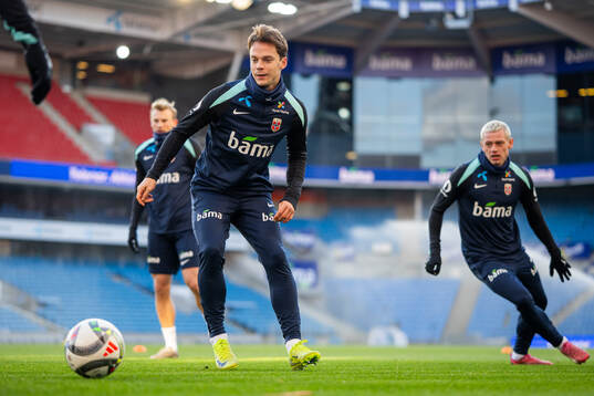 Felix Horn Myhre of the Norwegian national football team
