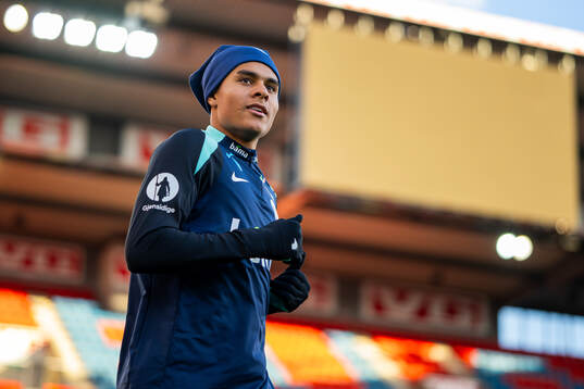 Antonio Nusa of the Norwegian national football team