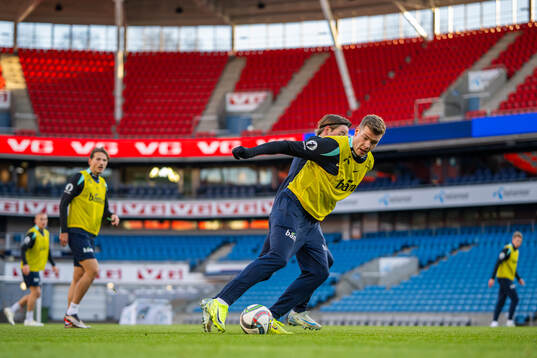 Alexander Sørloth of the Norwegian national football team