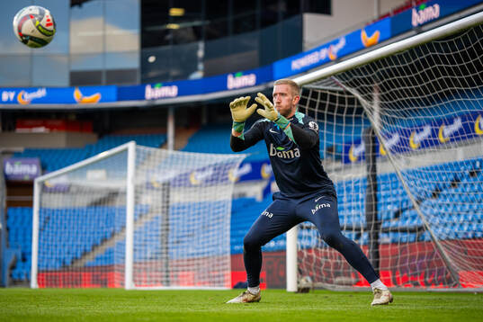Goalkeeper Egil Selvik of the Norwegian national football