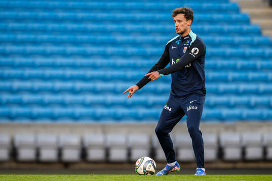 Colin Rösler of the Norwegian national football team
