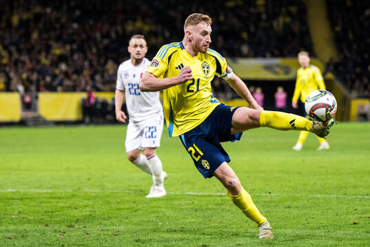 Dejan Kulusevski of Sweden
