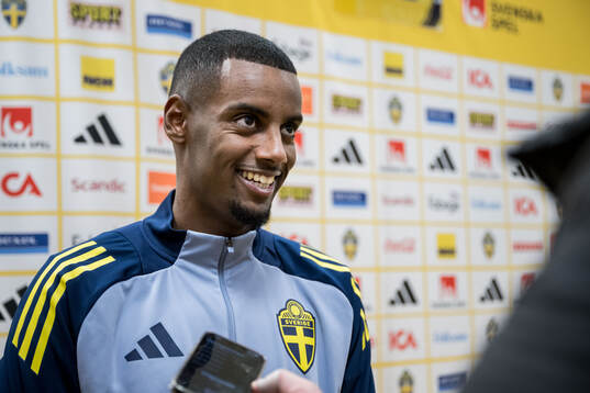 Alexander Isak of Sweden