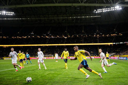 Alexander Isak of Sweden