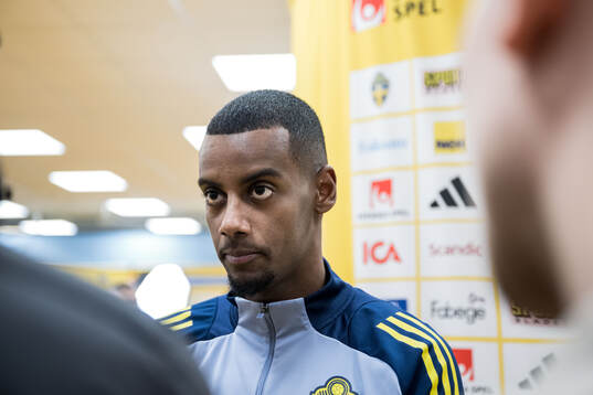 Alexander Isak of Sweden