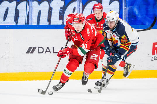 Moras Kalle Kratz och Djurgårdens Albin Grewe