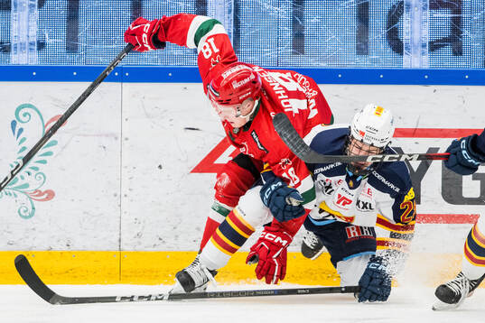 Moras Martin Johnsen och Djurgårdens Eric Nilson
