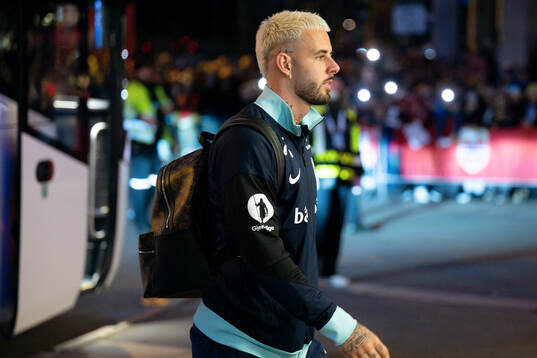 Aron Dønnum of Norway arrives