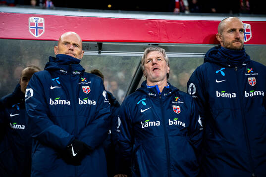Head coach Ståle Solbakken of Norway