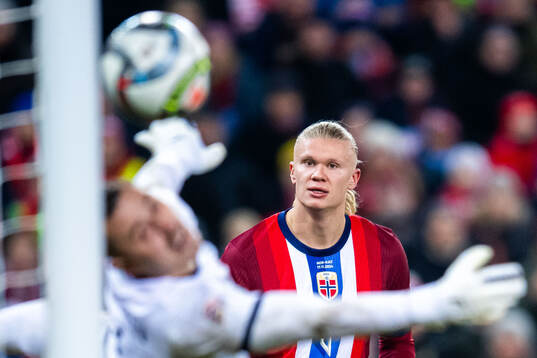 Erling Braut Haaland of Norway scores 2-0