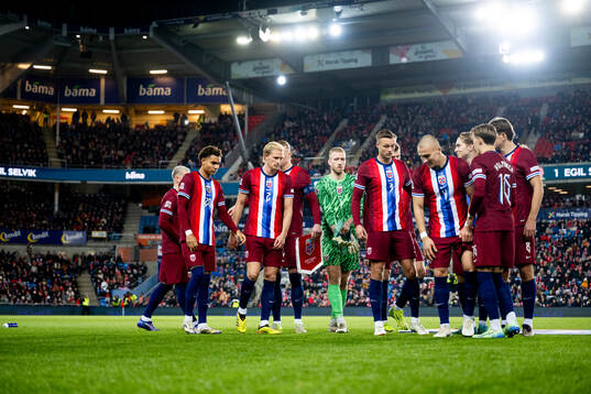 Antonio Nusa, Morten Thorsby, goalkeeper Egil Selvik, Stian