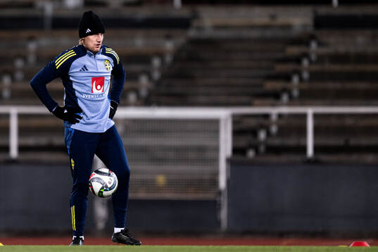 Emil Forsberg of the Swedish men's football national team