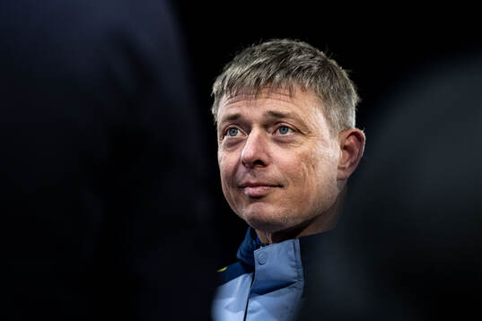 Head coach Jon Dahl Tomasson of the Swedish men's football