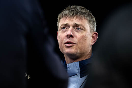 Head coach Jon Dahl Tomasson of the Swedish men's football