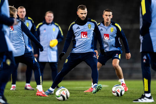 Jesper Karlström of the Swedish men's football national