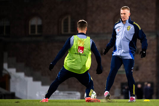 Isac Lidberg of the Swedish men's football national team at