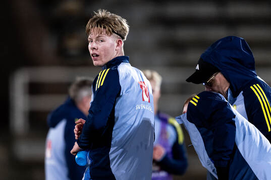 Nils Zätterström of the Swedish men's football national