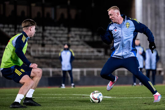 Isac Lidberg of the Swedish men's football national team at