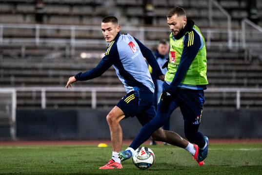 Gustaf Lagerbielke and Jesper Karlström of the Swedish