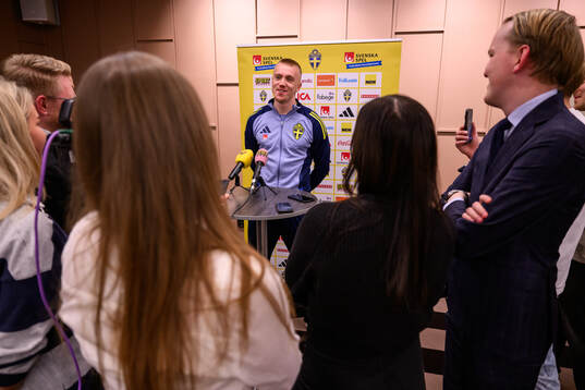 Isac Lidberg of the Swedish men's football national team at