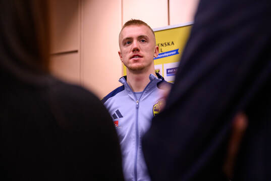 Isac Lidberg of the Swedish men's football national team at
