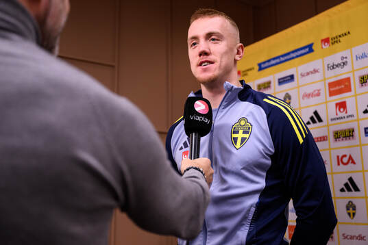 Isac Lidberg of the Swedish men's football national team at