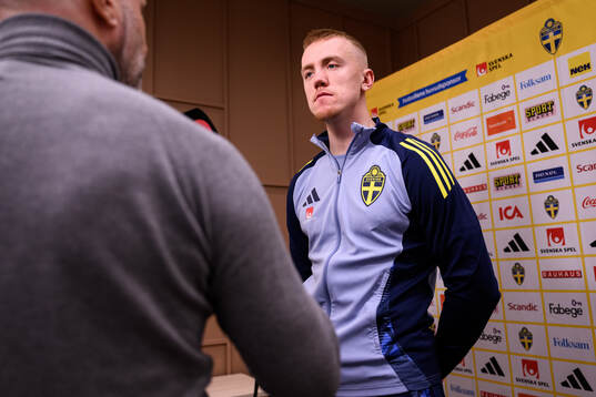 Isac Lidberg of the Swedish men's football national team at