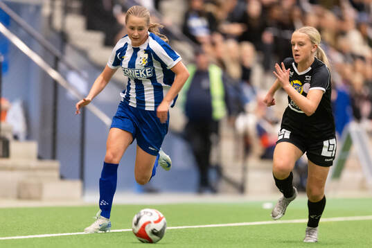 IFK Göteborgs Filippa Lindstedt och Uppsalas Wilma Nordalen