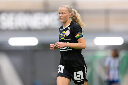 Uppsalas lagkapten Rebecca Jakobsson