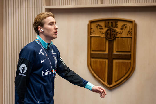 Kristian Thorstvedt of Norway arrives