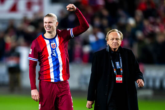 Erling Braut Haaland of Norway celebrates
