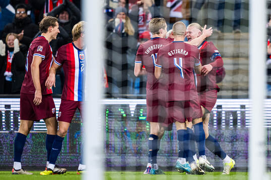 Erling Braut Haaland of Norway celebrates
