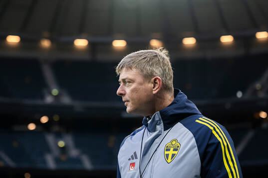 Head coach Jon Dahl Tomasson of the Swedish men's national