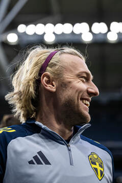 Emil Forsberg of the Swedish men's national football team