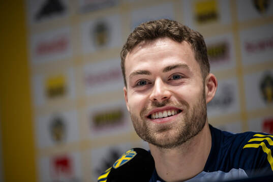 Gabriel Gudmundsson  of the Swedish men's national football