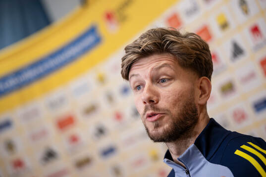 Anton Salétros of the Swedish men's national football team
