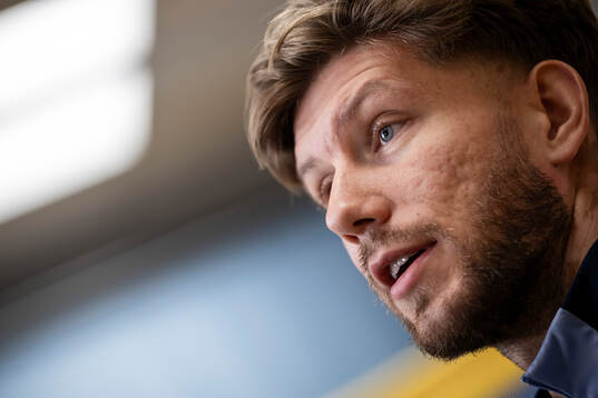 Anton Salétros of the Swedish men's national football team