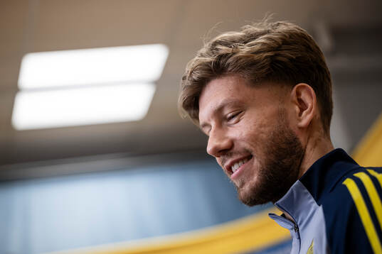 Anton Salétros of the Swedish men's national football team