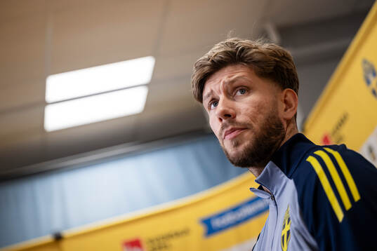 Anton Salétros of the Swedish men's national football team