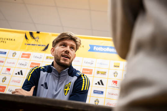 Anton Salétros of the Swedish men's national football team