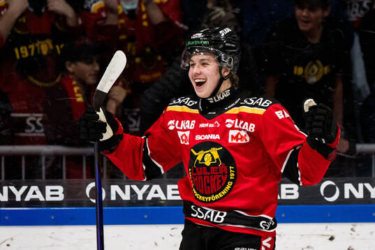 Luleås Isac Hedqvist jublar