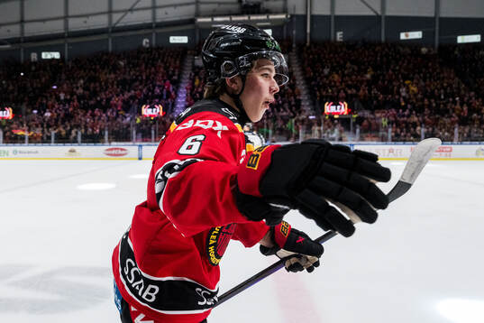 Luleås Isac Hedqvist jublar
