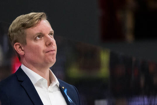 HV71s tränare Anton Blomqvist