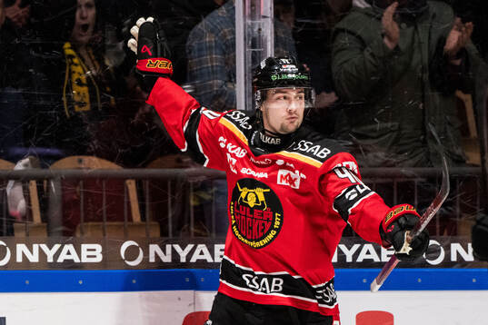 Luleås David Lilja jublar
