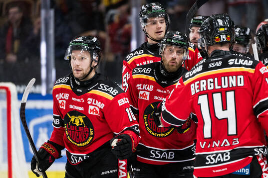 Luleås Linus Omark jublar