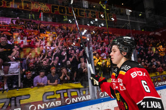 Luleås Isac Hedqvist jublar